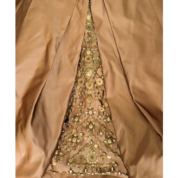 Vera Wang FW2007 Runway Silk Embroidered Skirt 42/8 - Picture 4 of 15